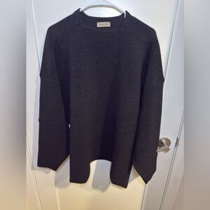 Fear of God Black Ottoman Knit Sweater